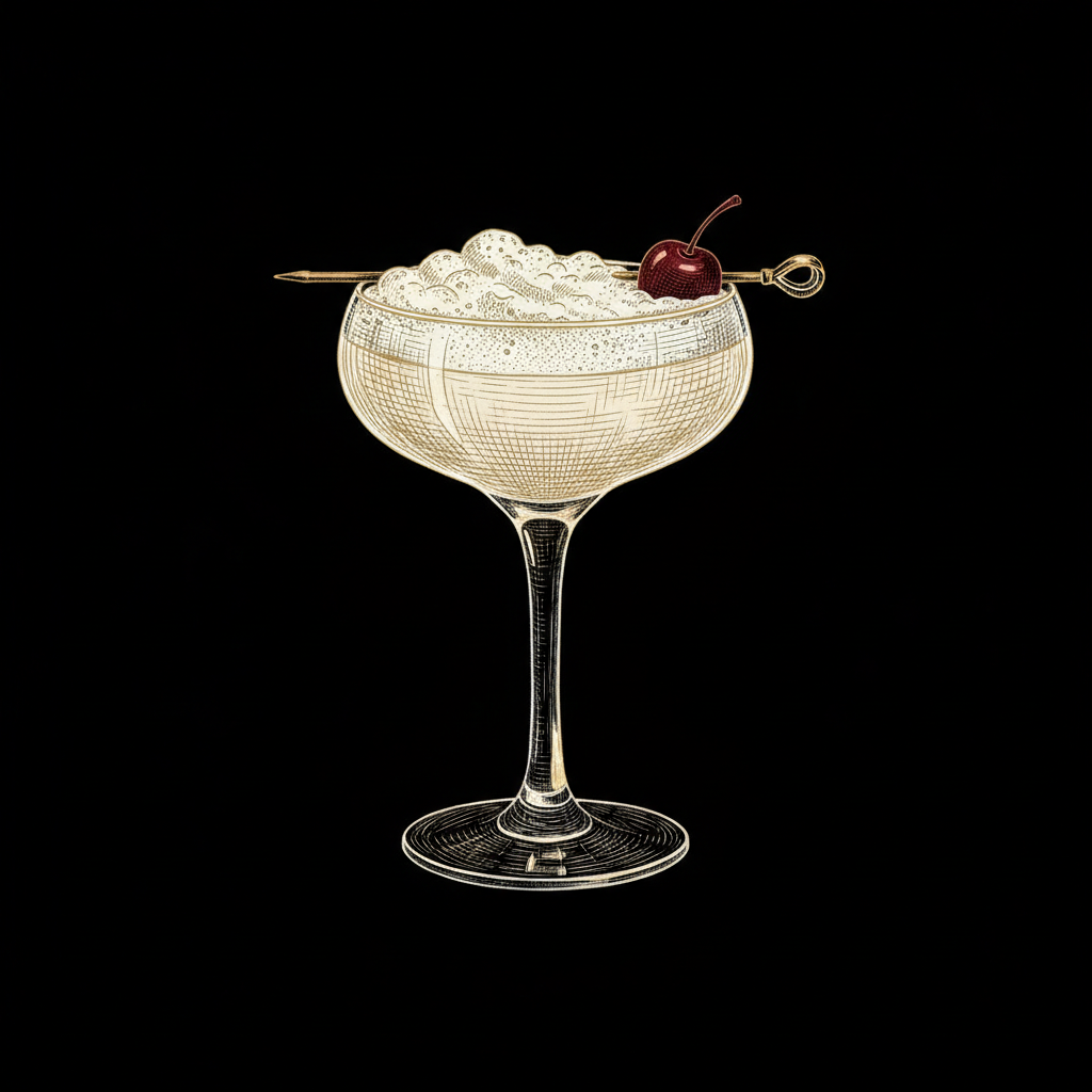 Cherry Velvet Sour Illustration